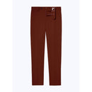 Cotton Serge Chino Pants - Brick
