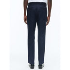 Fursac - Chino En Gabardine De Coton Bleu Marine - Bleu Marine