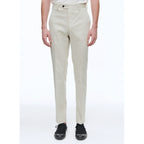 Gabardine-Chino In Kreide - Natur