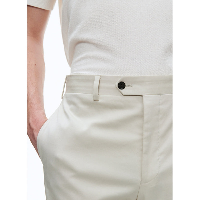 Pantalón chino de gabardina Chalk - Natural
