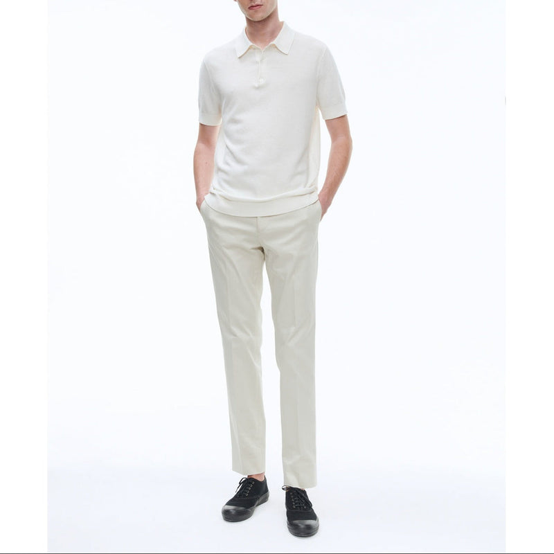 Pantalón chino de gabardina Chalk - Natural