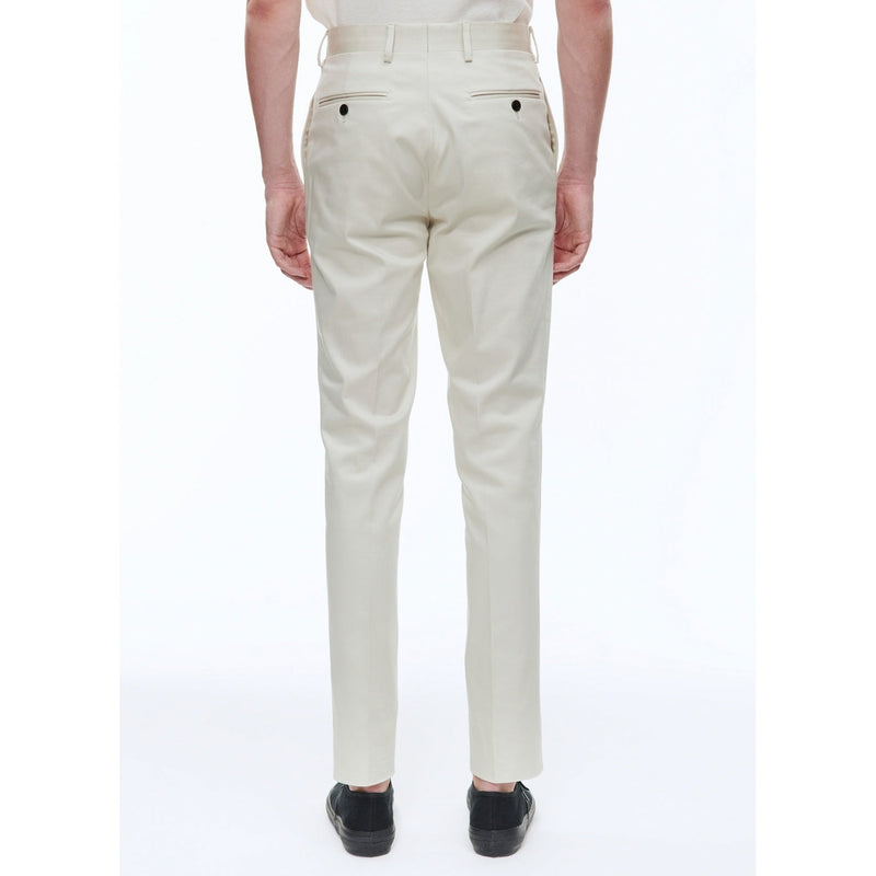 Pantalón chino de gabardina Chalk - Natural