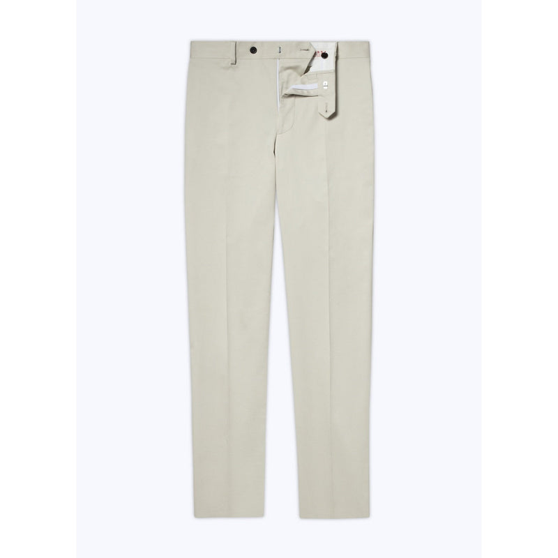 Pantalón chino de gabardina Chalk - Natural