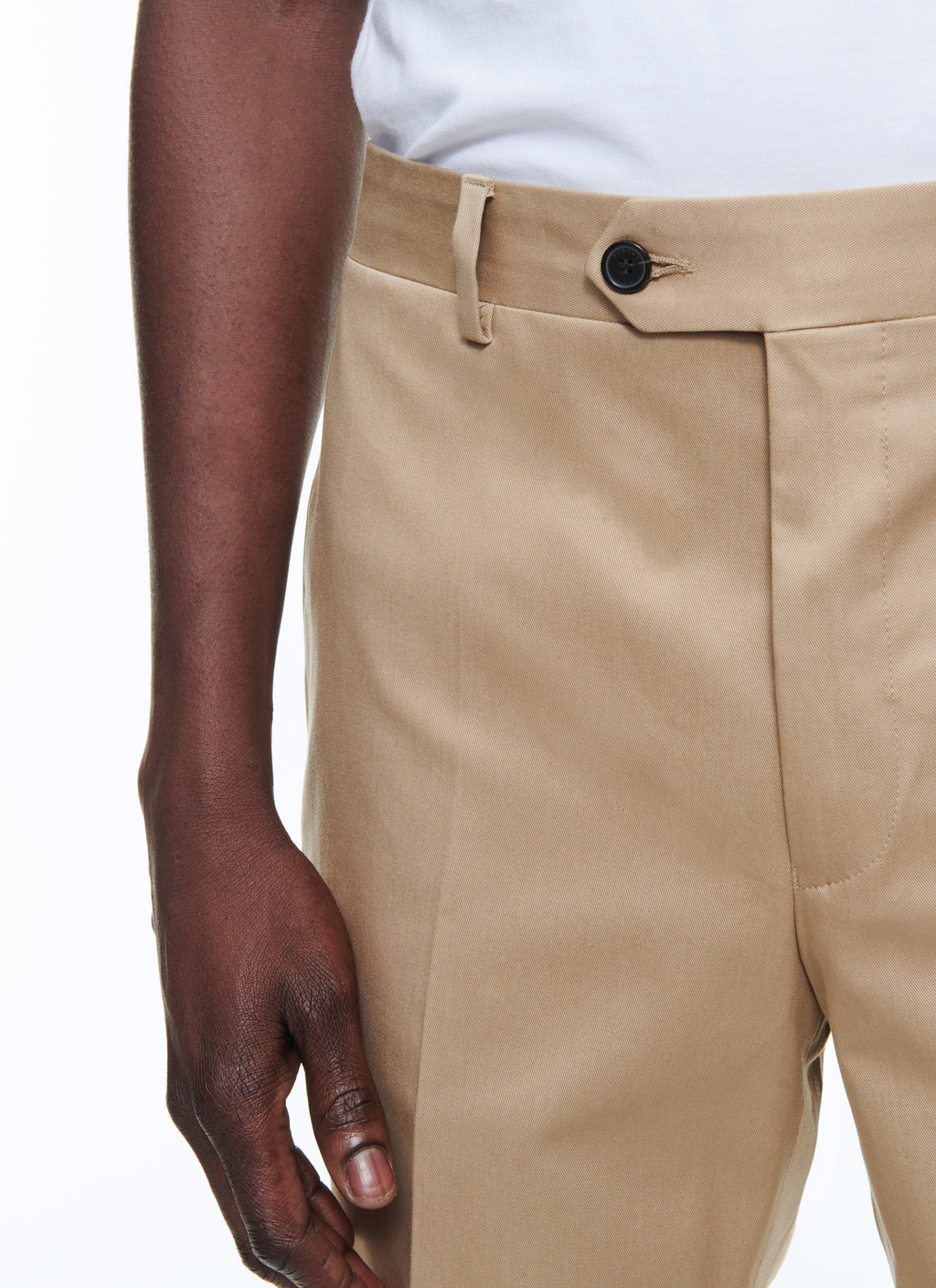 Chino En Gabardine - Ficelle