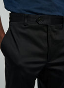 Pantalon Chino En Gabardine De Coton - Marine - Homme