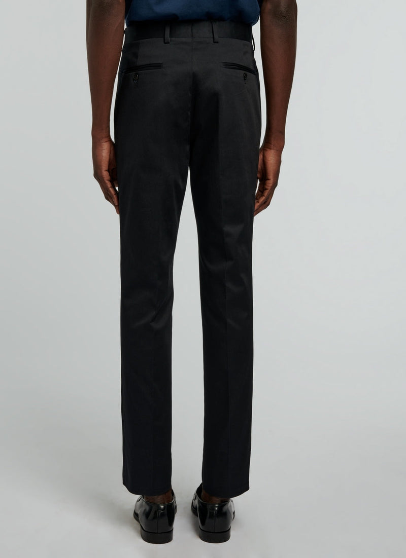 Pantalon Chino En Gabardine De Coton - Marine - Homme