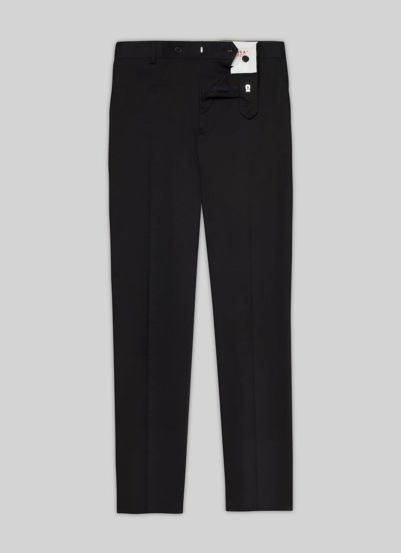 Pantalon Chino En Gabardine De Coton - Marine - Homme