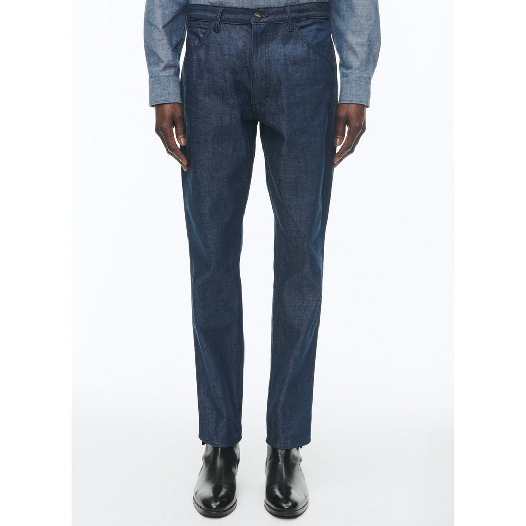 Pantalón 5 Bolsillos De Algodón Orgánico - Azul Denim