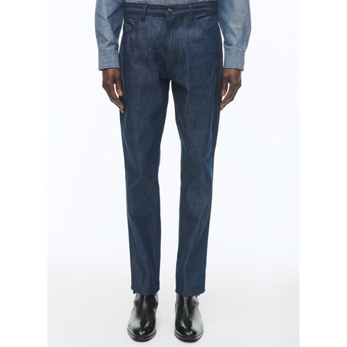 Pantalón 5 Bolsillos De Algodón Orgánico - Azul Denim