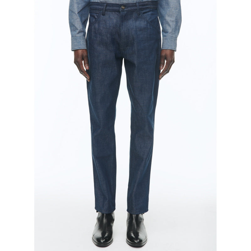 Pantalon 5 Poches En Coton Biologique - Bleu Denim