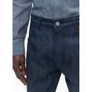 Pantalon 5 Poches En Coton Biologique - Bleu Denim