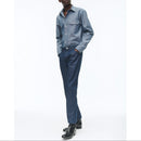 Pantalon 5 Poches En Coton Biologique - Bleu Denim