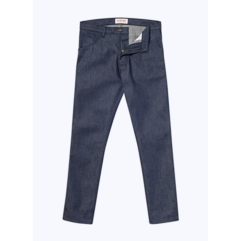 Pantalón 5 Bolsillos De Algodón Orgánico - Azul Denim