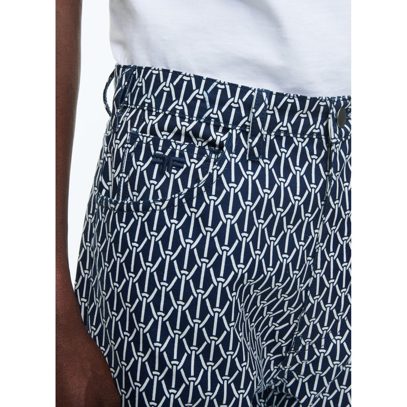 Pantalón vaquero de algodón con 5 bolsillos - Azul