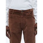 Brown Corduroy Trousers - Brown