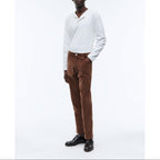 Brown Corduroy Trousers - Brown