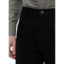 Pantalon En Velours Côtelé - Noir