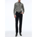 Pantalon En Velours Côtelé - Noir