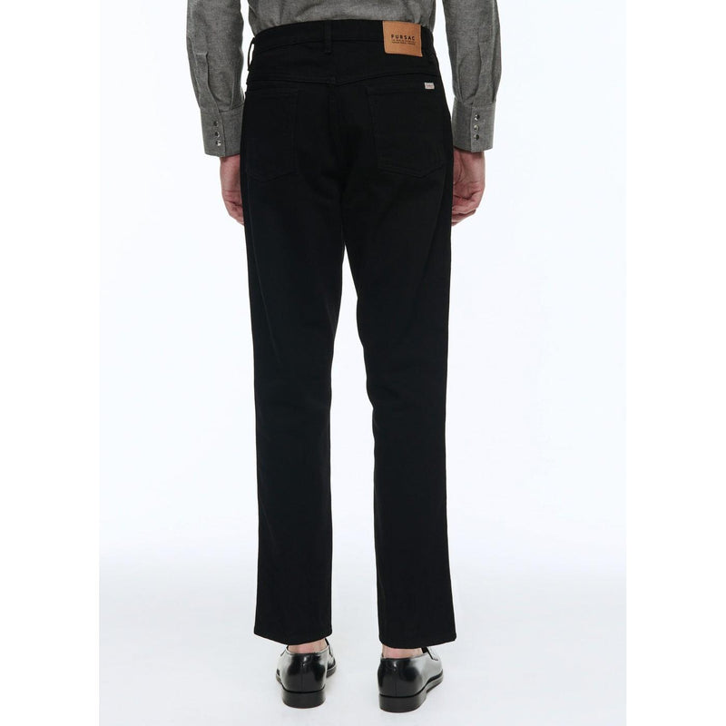 Pantalon En Velours Côtelé - Noir