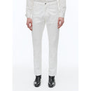 Pantalon 5 Poches En Serge De Coton - Blanc