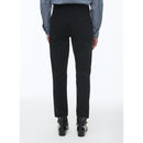 Pantalon 5 Poches En Serge De Coton Noir - Noir
