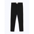 5-Pocket Trousers In Black Cotton Serge - Black