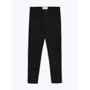 Pantalon 5 Poches En Serge De Coton Noir - Noir