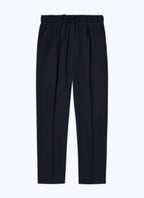 Fursac - Pantalón De Lona De Lana Elástica - Azul Carbón - Hombre
