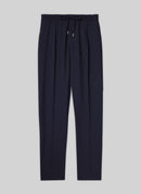 Fursac - Pantalon En Seersucker De Laine À Rayures - Carbone - Homme