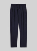 Fursac - Pantalón de Seersucker de Lana a Rayas - Carbón - Hombre