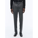 Fursac - Anthracite Grey Wool Canvas Trousers - Anthracite Grey