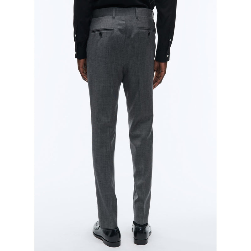 Fursac - Anthracite Grey Wool Canvas Trousers - Anthracite Grey