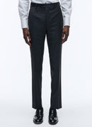 Fursac - Pantalon De Costume En Toile De Laine - Anthracite - Homme