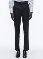 Fursac - Pantalon De Costume En Toile De Laine - Anthracite - Homme