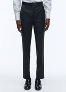 Fursac - Pantalon De Costume En Toile De Laine - Anthracite - Homme