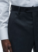 Fursac - Pantalon De Costume En Toile De Laine - Anthracite - Homme