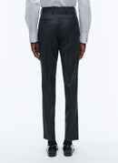 Fursac - Pantalon De Costume En Toile De Laine - Anthracite - Homme