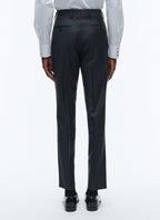 Fursac - Pantalon De Costume En Toile De Laine - Anthracite - Homme