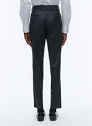 Fursac - Pantalon De Costume En Toile De Laine - Anthracite - Homme