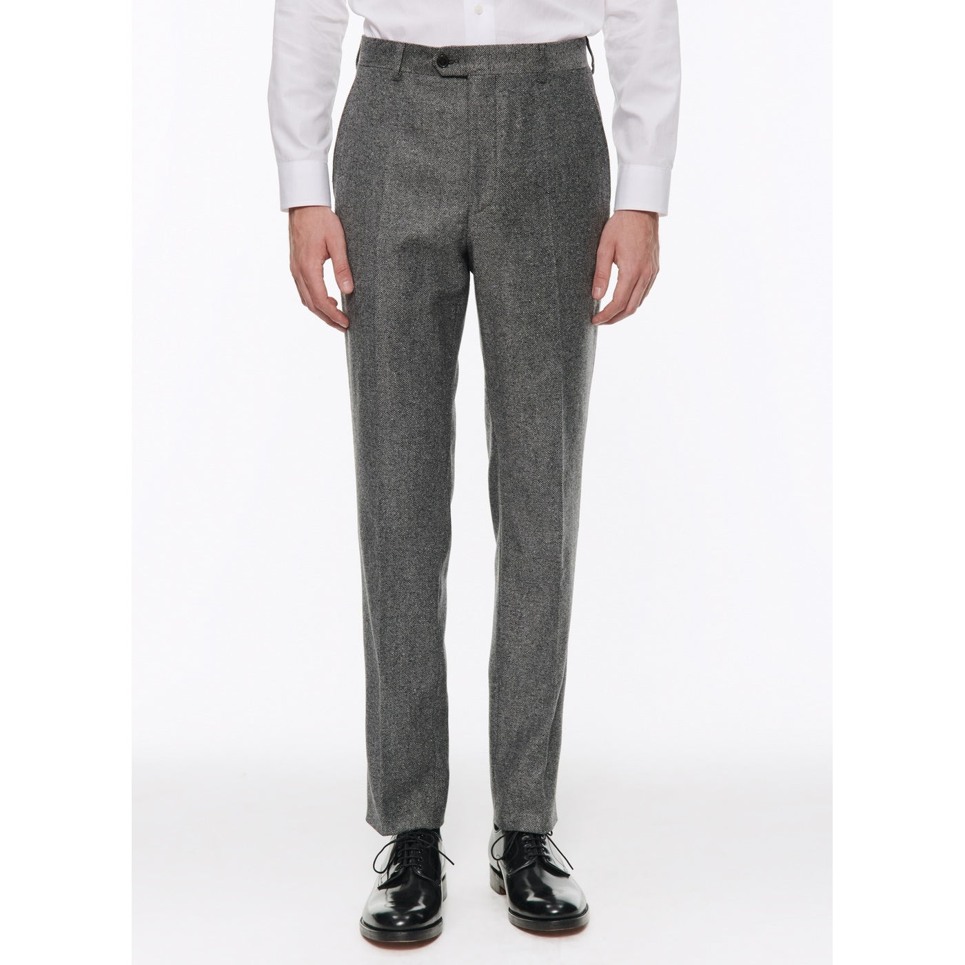 Fursac - Wool Tweed Trousers - Quartz - Men