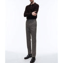 Fursac - Pantalón De Lana Cardada De Espiga - Taupe