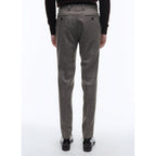 Fursac - Herringbone Carded Wool Trousers - Taupe
