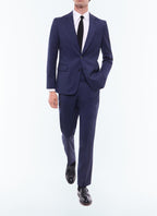 Pantalon De Costume En Serge Unie I-Travel - Carbone
