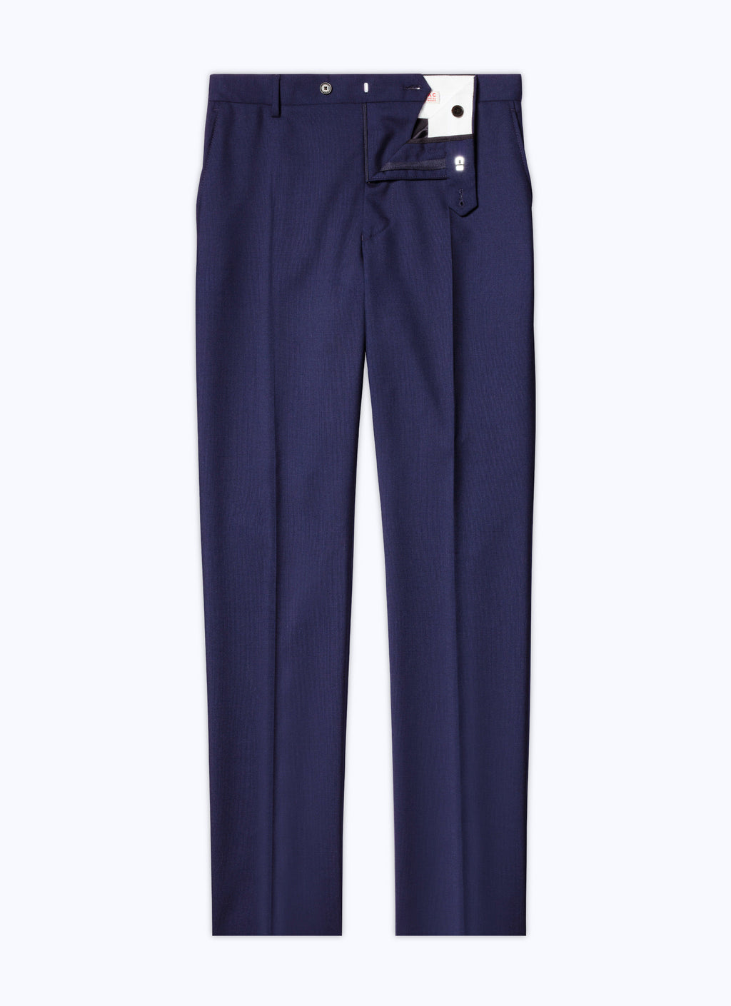 Pantalon De Costume En Serge Unie I-Travel - Carbone