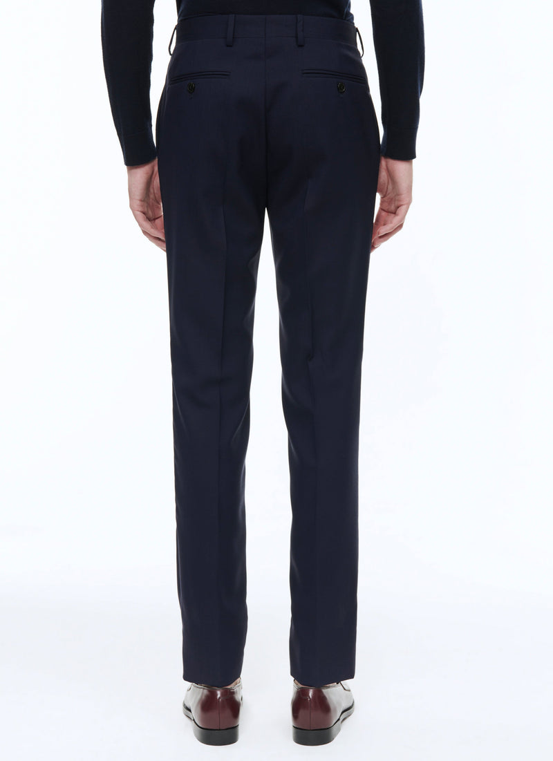 Fursac - Wool Canvas Suit Trousers - Carbon Blue - Men