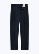 Fursac - Wool Canvas Suit Trousers - Carbon Blue - Men