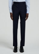 Fursac - Pantalon Costume Toile Unie - Marine - Homme