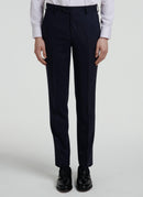 Fursac - Blue Wool Crepe Pants