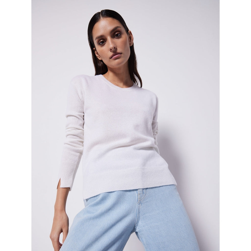 Marcia Round Neck Cashmere Jumper - Lily