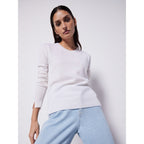 Marcia Round Neck Cashmere Jumper - Lily